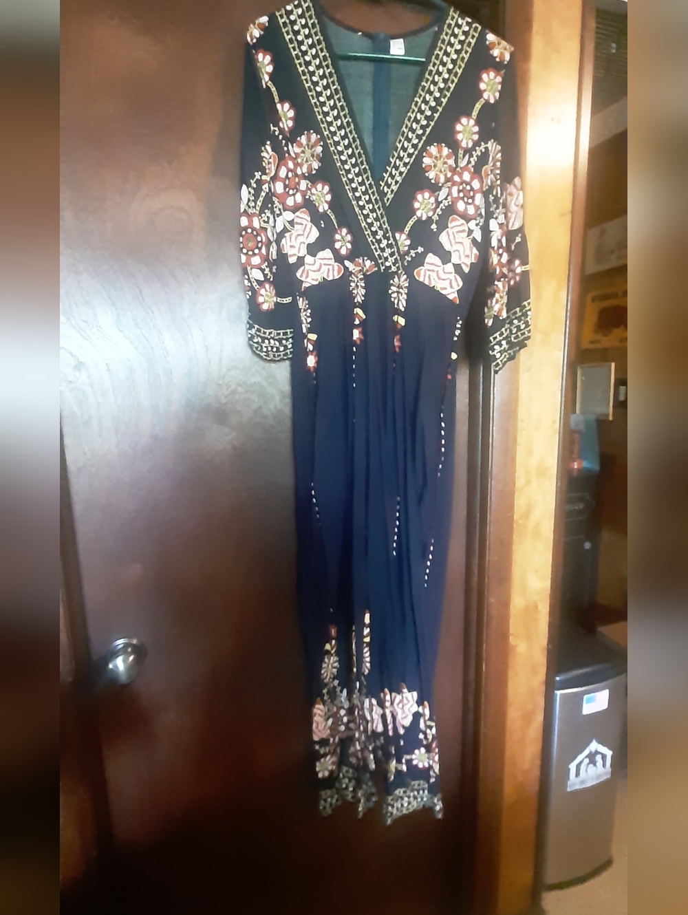 Bohemian Embroidery like design jumpsuit